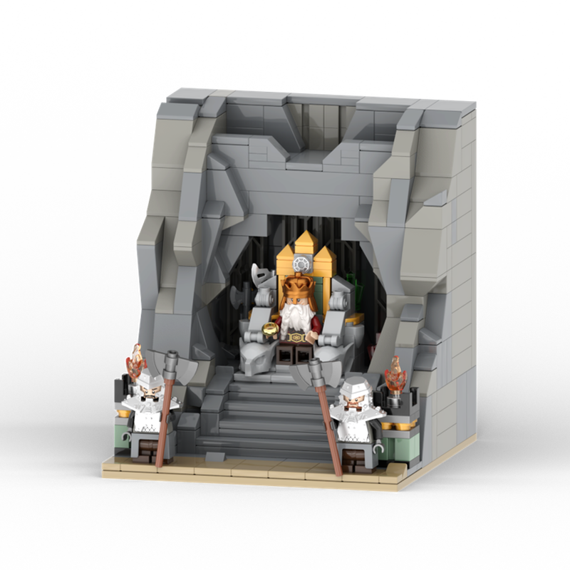 Lego Dwarf King Throne