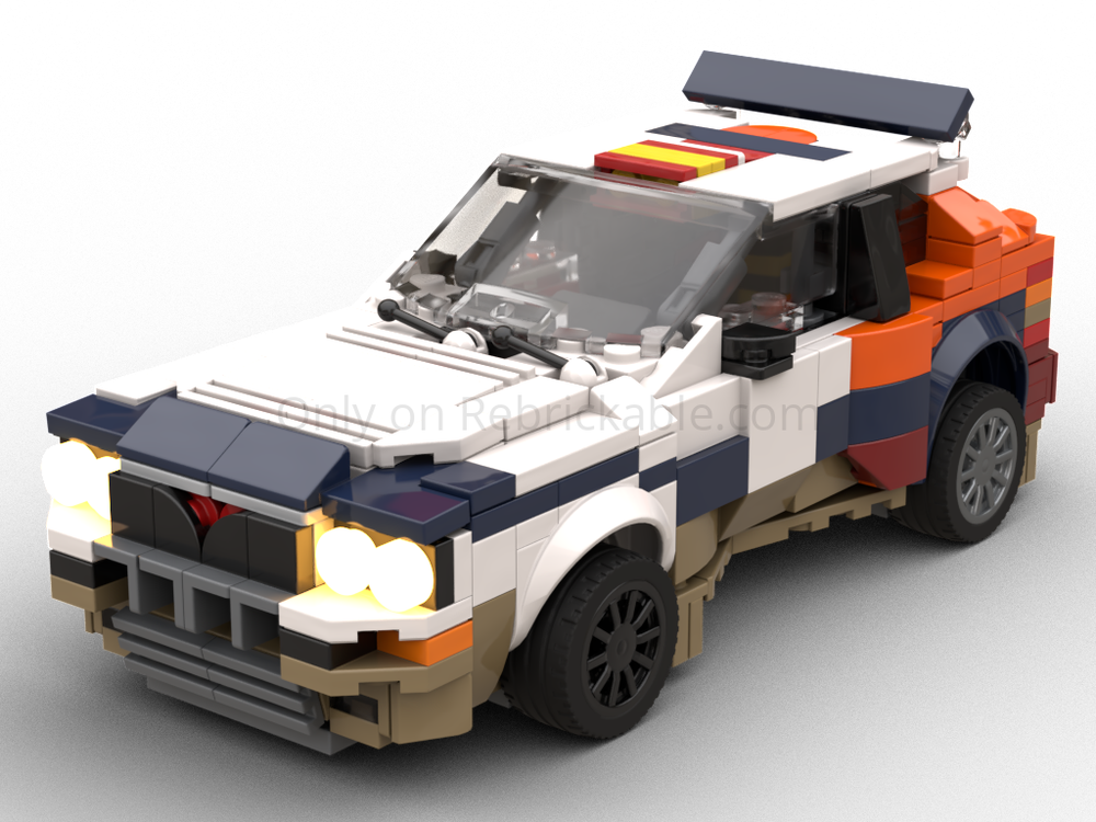 Lego Lancia Delta'93-NEW ZEALAND Rally (LiTE series, class EVOplus)