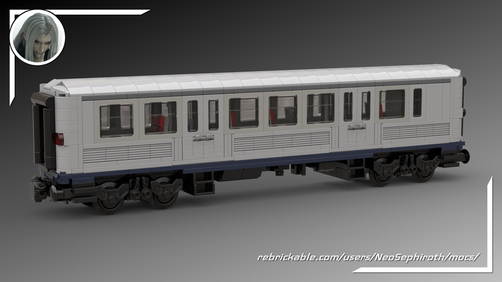 Lego "Silberling" 2nd class passenger wagon