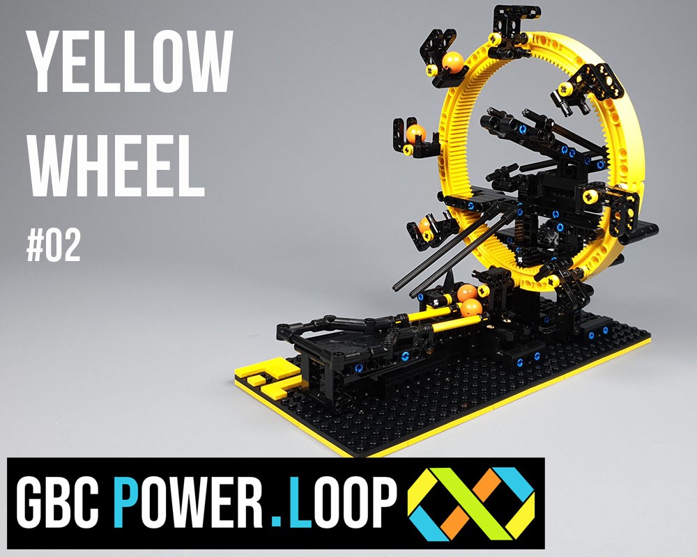 Lego GBC Power Loop 02 - Yellow Wheel