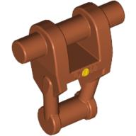 Lego Torso Mechanical, Battle Droid with Yellow Dot Insignia Print / Dark Orange