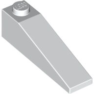 Lego Brick Sloped 18° 4 x 1 / White