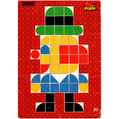 Lego Mosaic Card, Set 1000-1 - Card 2