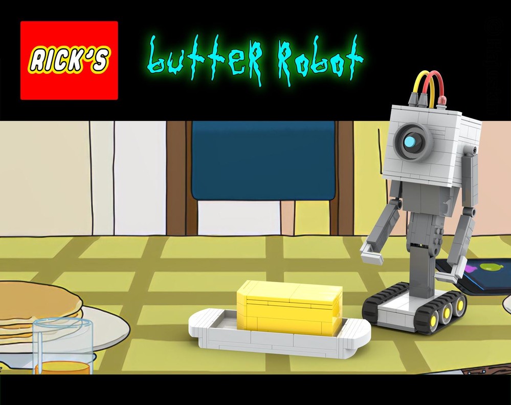 Lego Rick's Butter Robot from Rick and Morty
