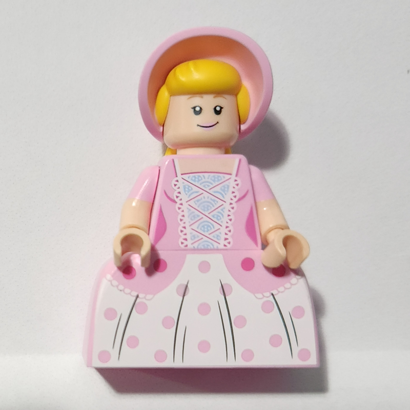 Lego Bo Peep, Large Bright Pink Dress