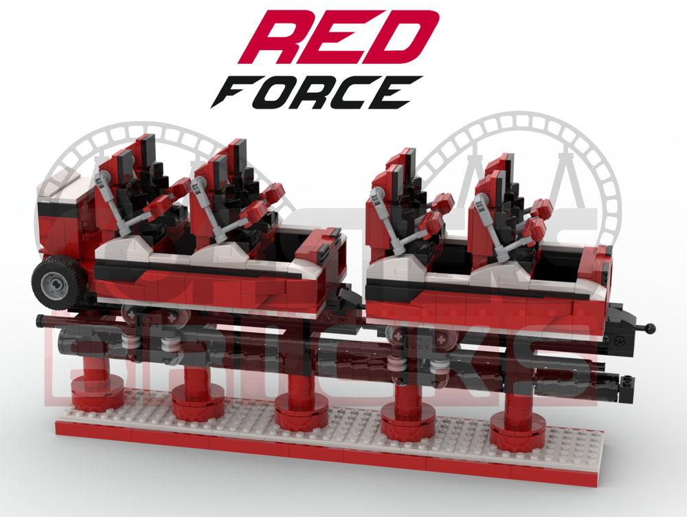 Lego ROLLERCOASTER - RED FORCE Aditionnal car - PORTAVENTURA WORLD