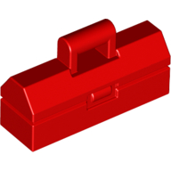 Lego Toolbox with Classic Space Logo Print / Red
