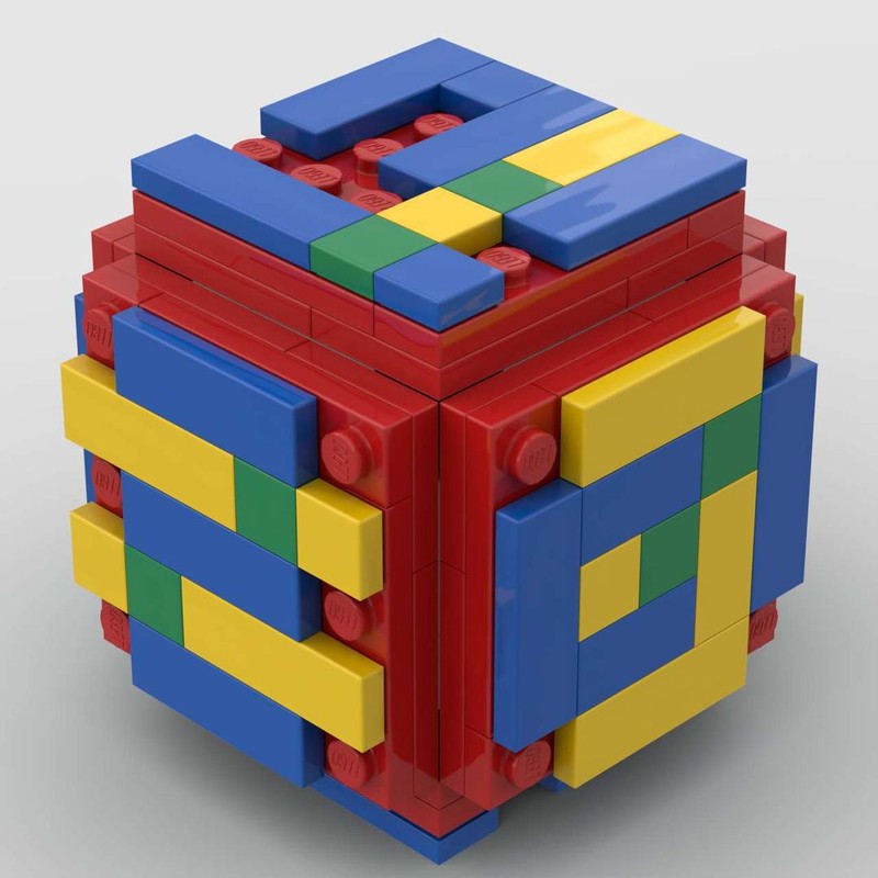 Lego CUBE 5x5 with Cross Numbers