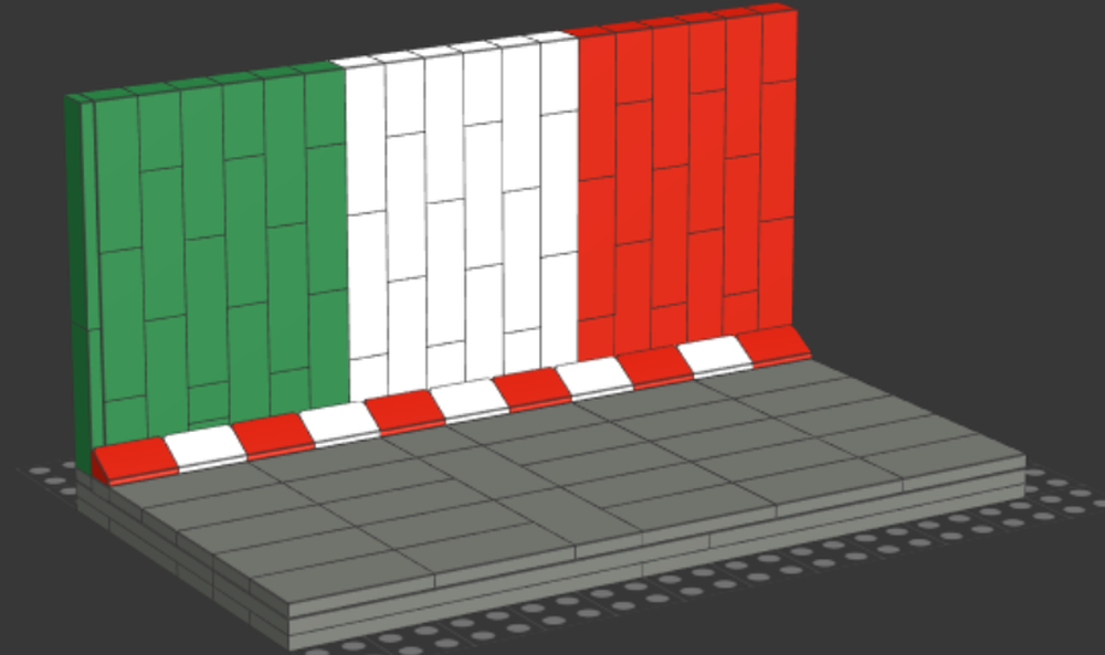 Lego Speed Champions Italian Display