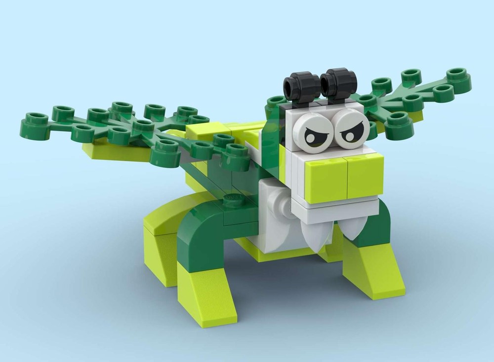 Lego 30564 alternate build "Tiny Green Dragon"