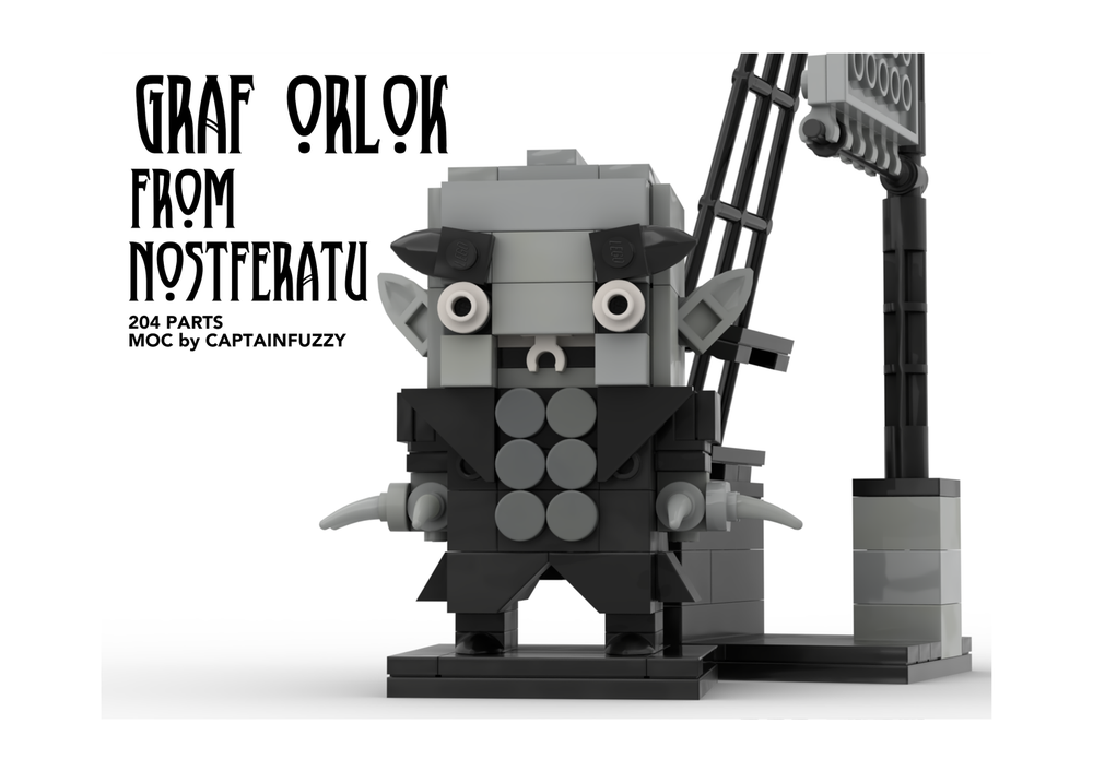 Lego Graf Orlok from Nosferatu 1922 Brickheadz