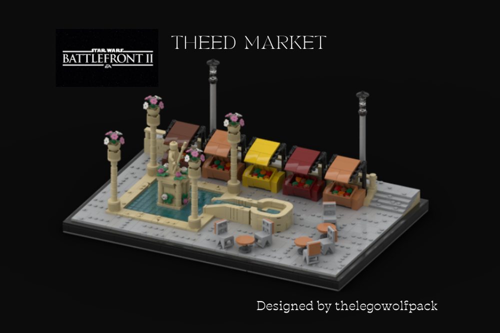 Lego Theed market