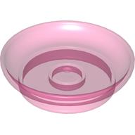 Lego Duplo Dish / Trans-Dark Pink