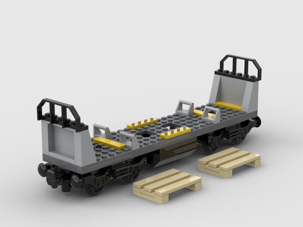 Lego Flatbed Train Car