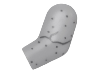 Lego Arm, Left with Speckled Stone Pattern