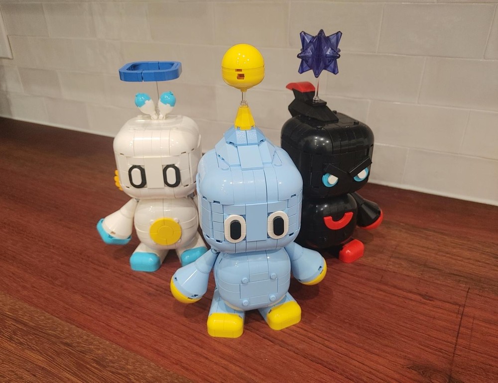 Lego Chao - 3 pack - Normal, Hero, and Dark - Sonic Adventure 2 - SA2