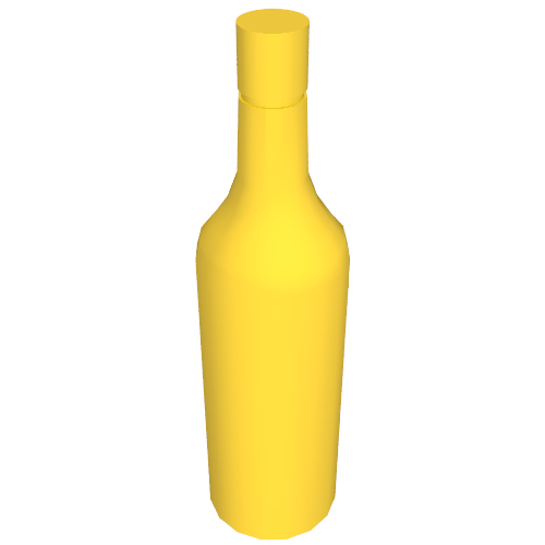 Lego Belville / Scala, Food, Bottle Wine / Yellow