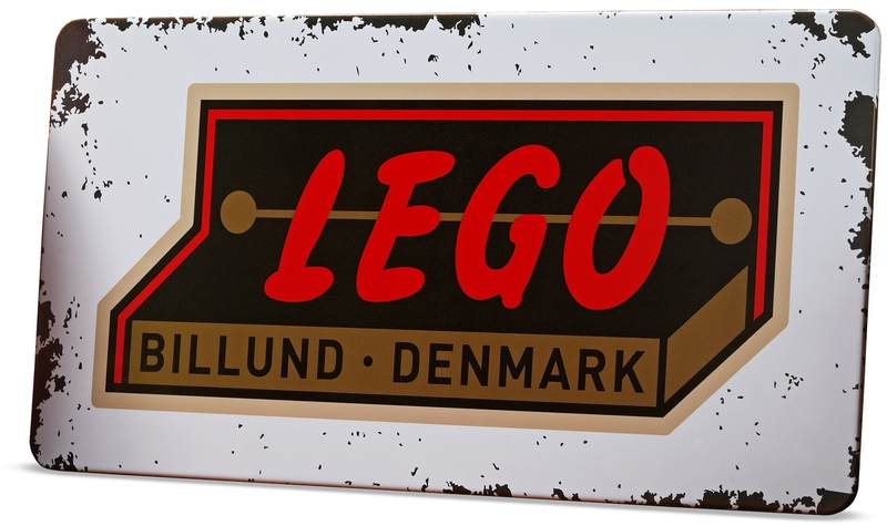 Lego 1950s Retro Tin Sign
