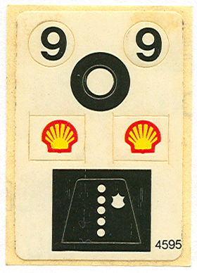 Lego Sticker Sheet for Set 673-1