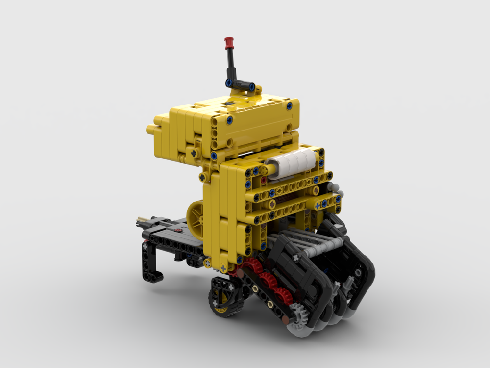 Lego Round Baler for Single-Axle Tractor