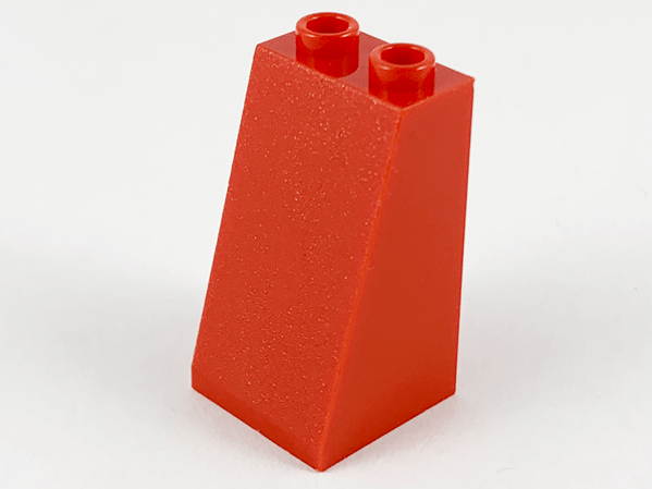 Lego Slope 75 2 x 2 x 3 - Hollow Studs / Red