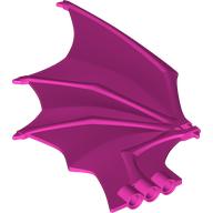Lego Creature Body Part, Dragon, Wing Large / Dark Pink