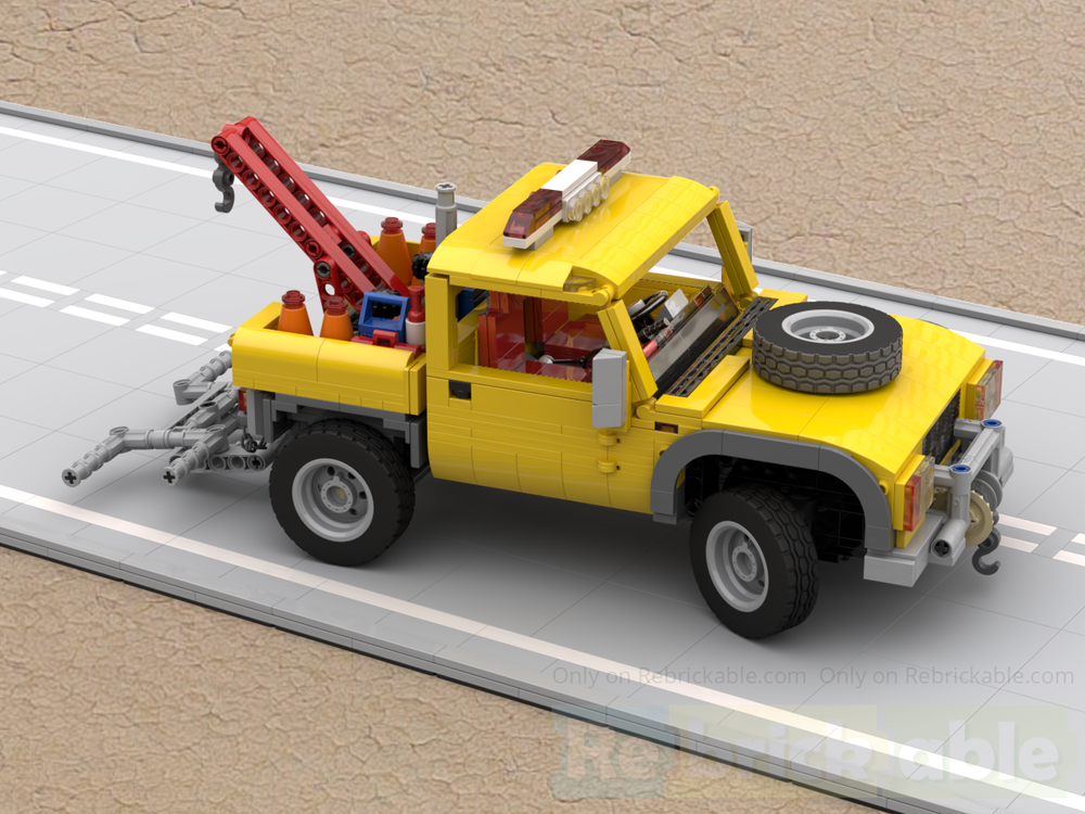 Lego 8846 Tow Truck Modernised
