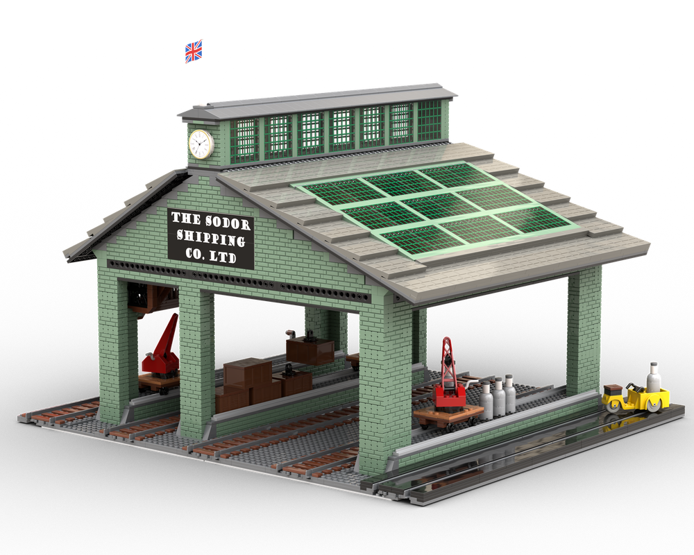 Lego Brendam Docks Freight Station
