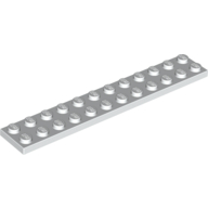 Lego Plate 2 x 12 / White