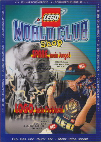 Lego 2000 Insert - World Club Magazine German - Large Foldout (4322804)