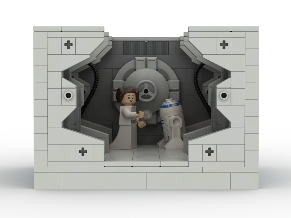 Lego A New Hope - Princess Leia and R2-D2