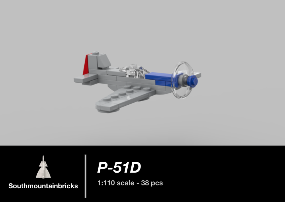 Lego P-51D [1:110 scale]