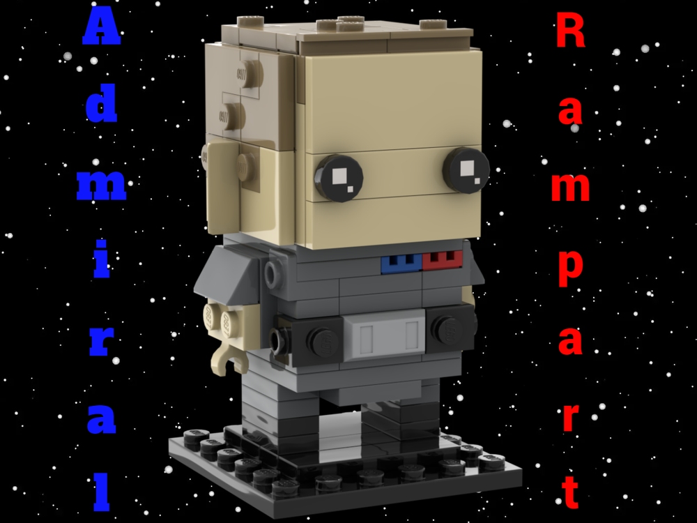 Lego Admiral Rampart Brickheadz