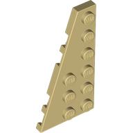 Lego Wedge Plate 6 x 3 Left / Tan
