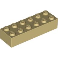 Lego Brick 2 x 6 / Tan