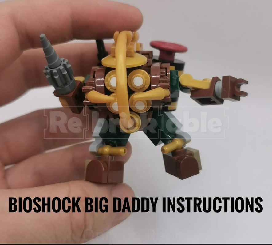 Lego Big Daddy from Bioshock