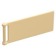 Lego Flag 7 x 3 with Rod / Tan