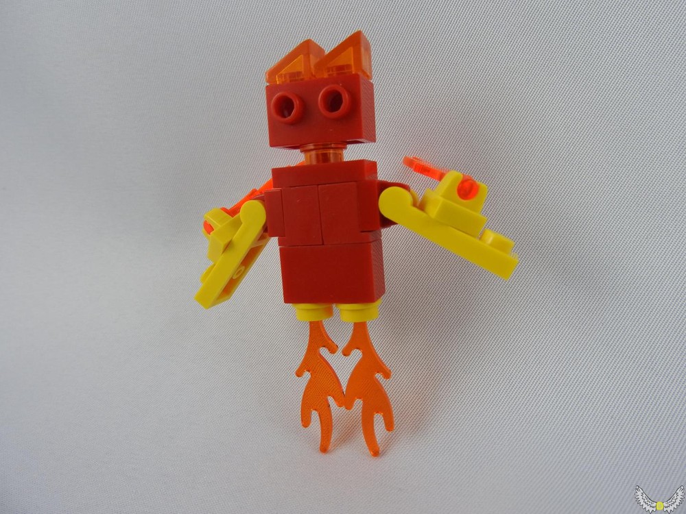 Lego Fire Sprite (20BricksChallenge)