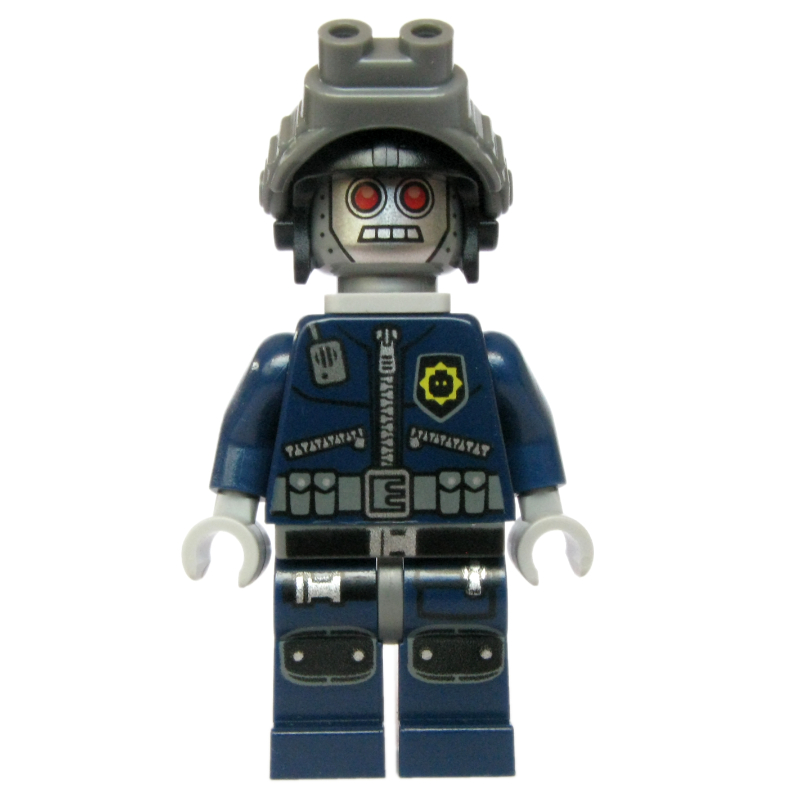 Lego Robot Police, Helmet with Night Vision Goggles, Neck Bracket