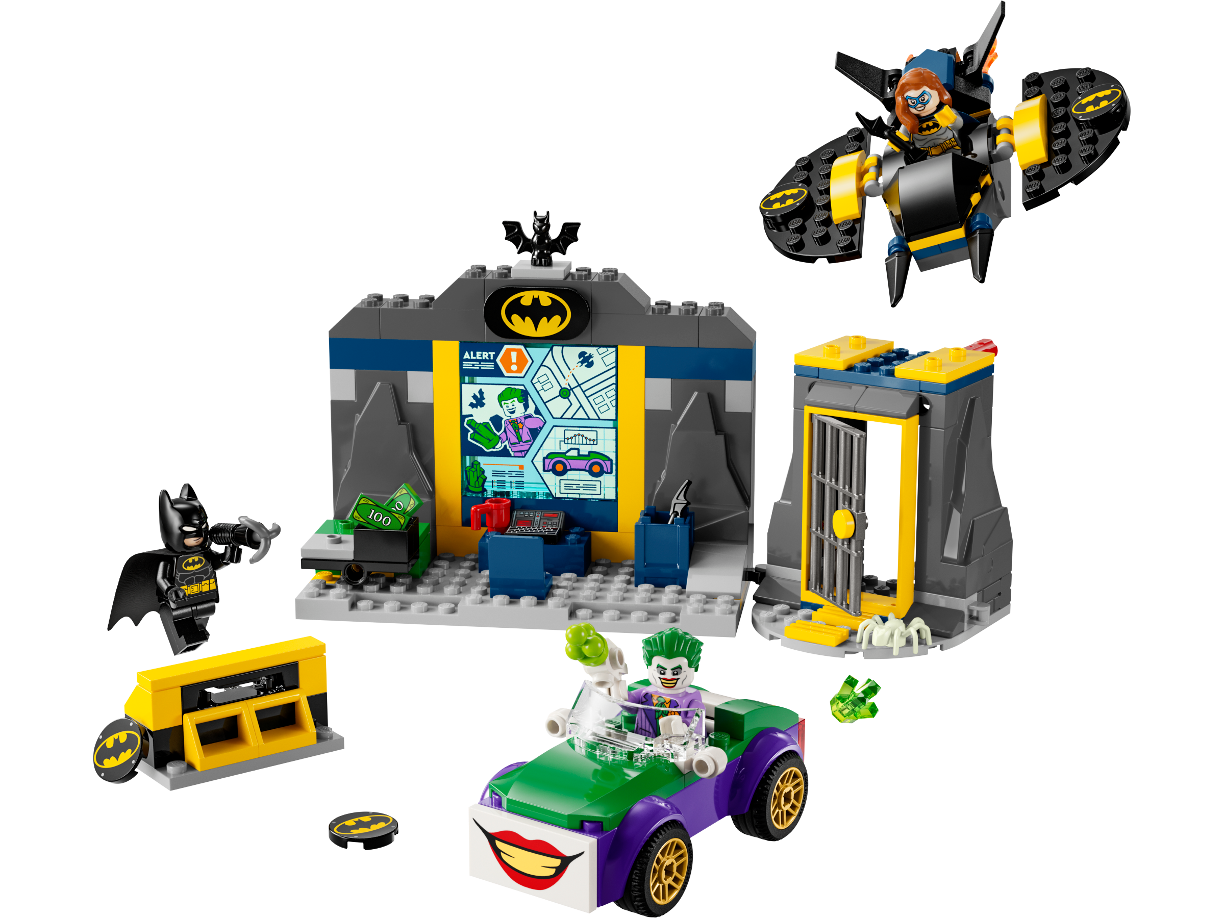 Lego The Batcave with Batman, Batgirl and The Joker