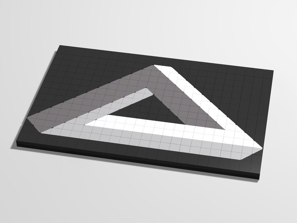 Lego Irregular Penrose triangle - image