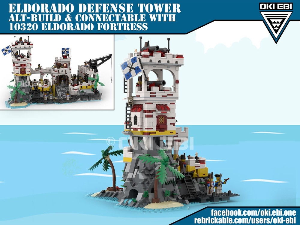 Lego Alt - 10320 Eldorado Fortress - DEFENSE TOWER