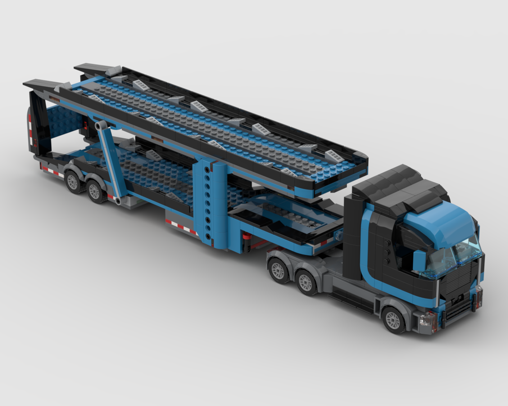 Lego MOD of 60408 Car Transporter for Speed Champions