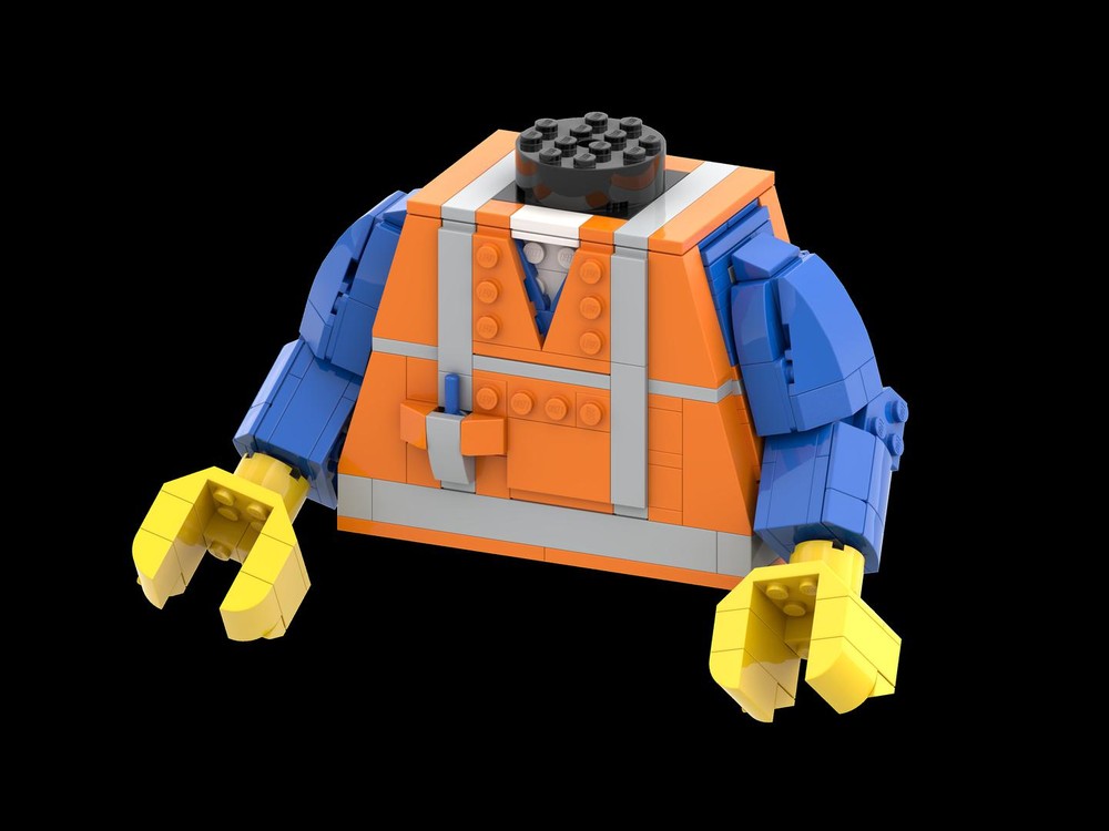 Lego Up-Scaled LEGO Minifigure Torso Emmet Edition