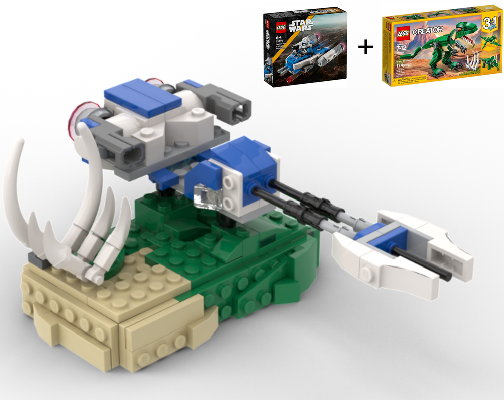Lego Captain Rex Speeder Bike Diorama