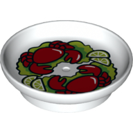 Lego Duplo Dish with Crabs on Lettuce Print