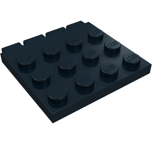 Lego Hinge Vehicle Roof 4 x 4 / Black