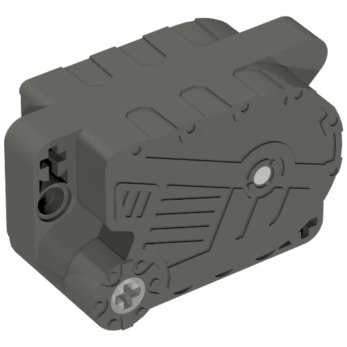 Lego Pullback Motor 7 x 5 x 3 / Dark Gray
