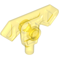 Lego Weapon Axe Head with Bar / Trans-Yellow