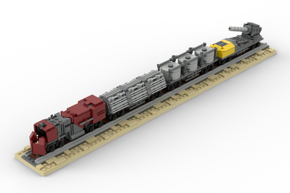Lego Factorio Train (4 Wide)